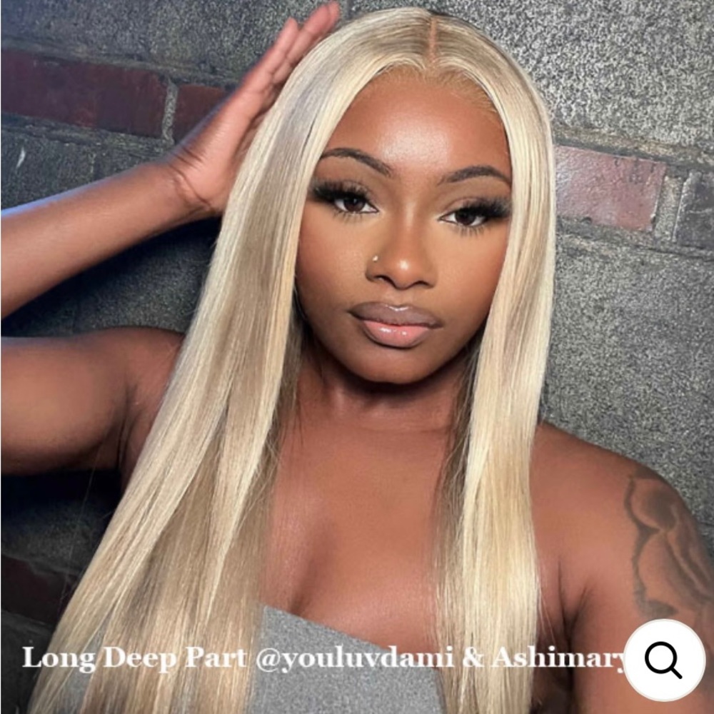 COPY - Ashimary Hair 18” 5X5 Wear and Go Human Hair Blonde Wig with highlights